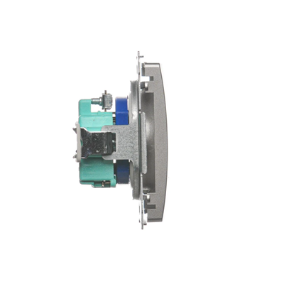 DATA plug socket (module), 230V, metallic satin
