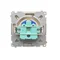 DATA plug socket with grounding and authorization key (module) 16A 230V beige