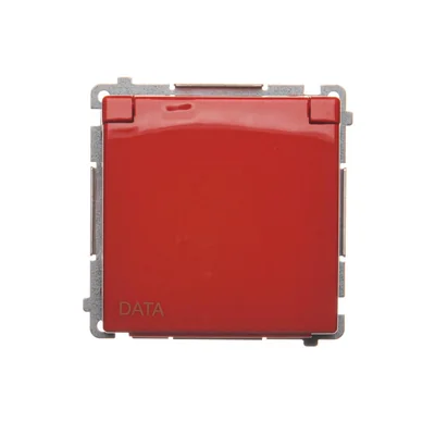 DATA socket for IP44 version (module) 230V, red