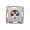 DATA socket with authorization key (module) 16A 230V white screw terminals