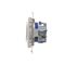 DATA socket with authorization key (module) 16A 230V white screw terminals