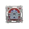 DATA socket with authorization key (module) 16A 250V red screw terminals
