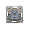 DATA zásuvka s autorizačním klíčem (modul) 16A 250V šroubové svorky krém