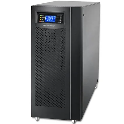 ДБЖ Qoltec Online | Чиста синусоїда | 10 кВА | 8 кВт | РК-дисплей | USB
