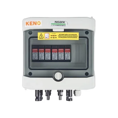 DC connection board with 1000V surge arrester type 2, 2x PV string, 2x MPPT