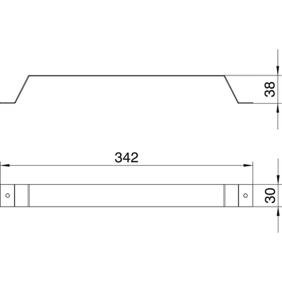 DC9035 Perno di fissaggio per 3 canali in PVC 90x35