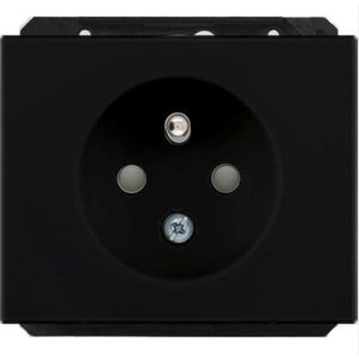 DECENTE SINGLE SOCKET 2P+Z BLACK