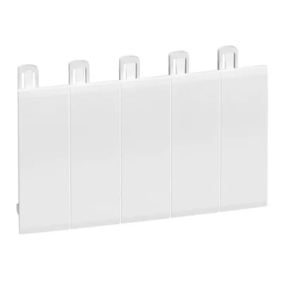 Decken Sie 5 weiße Module ab