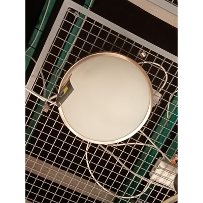 Deckenleuchte EASY aus satiniertem Chrom