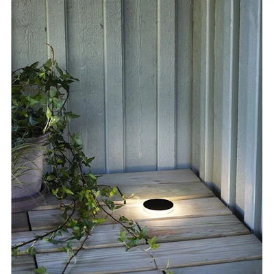 DECKLIGHT Luminaire encastré extérieur 3W LED IP44 WW noir