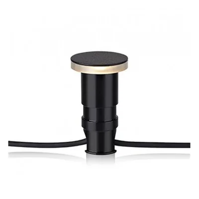 DECKLIGHT Oprawa zewnętrzna wpuszczana 3W LED IP44 WW czarna