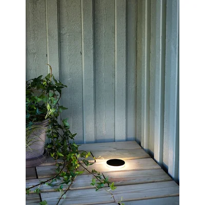 DECKLIGHT Outdoor recessed luminaire 3W LED IP44 WW black