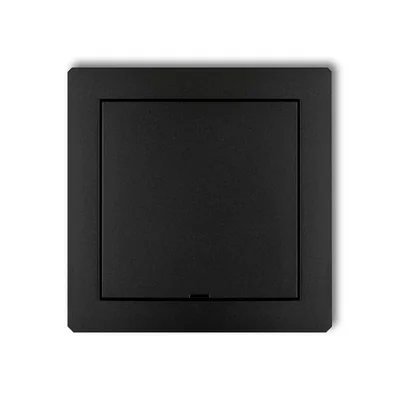 DECO Cadre intermédiaire avec embout, simple, noir mat