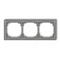 DECO Cadre triple universel gris mat