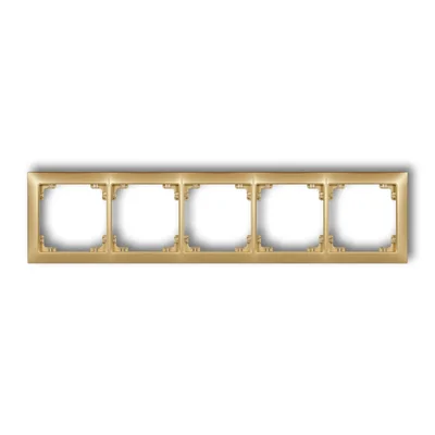 DECO Cornice universale cinque volte dorata