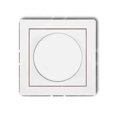 DECO Electronic push-turn lighting controller mechanism, white