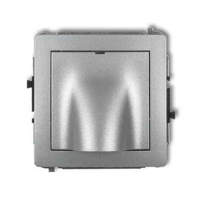DECO Kabelauslassmechanismus silbermetallic