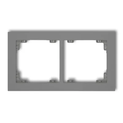 DECO Marco doble universal, gris mate