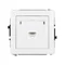 DECO Meccanismo di presa singola per computer 1xRJ45, cat. 5e, 8 pin, bianco opaco