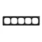 DECO Quintuple cadre universel noir mat