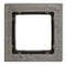 DECO Single universal frame made of dark gray concrete with a black bottom