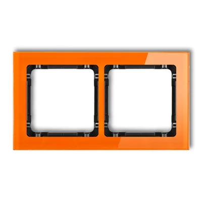 DECO Universal double orange frame, black bottom