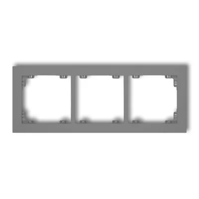 DECO Universal triple frame gray mat