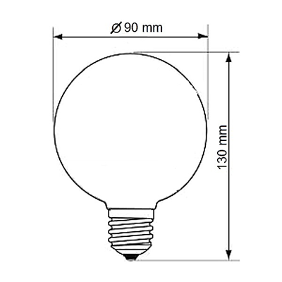 Decorative bulb Edison bulb