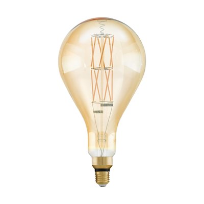 Decorative LED bulb 8W 2100K PS160 amber