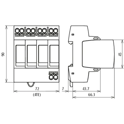 DEHNguard SMP TNS 275 DG SMP TNS 275 Überspannungsableiter