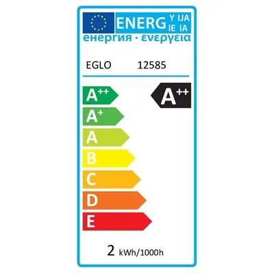Dekorative LED-Glühbirne 2W E27 9,5 cm bernsteinfarben