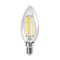 Декоративна LED лампочка 4.5W C35 2700K прозора