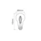 Декоративна LED лампочка 4W A60 4000K прозора