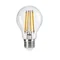 Декоративна LED лампочка 8W E27 A60 2700K прозора