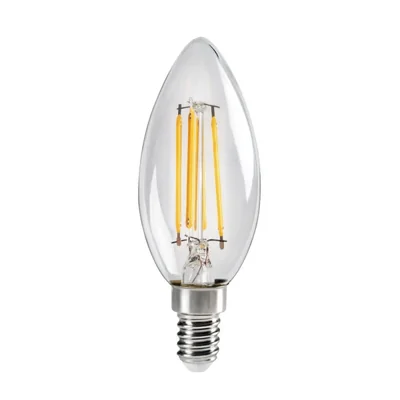 Dekorativní LED žárovka 4,5W C35 2700K průhledná