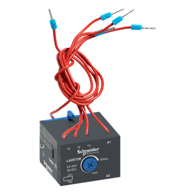 Delay contact block 1NO 24/48VAC 1-30s