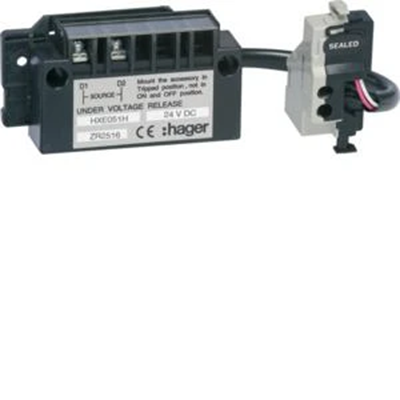 Delayed undervoltage release h800-h1600 3P 24VDC