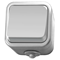 DELFINA Single-pole white switch