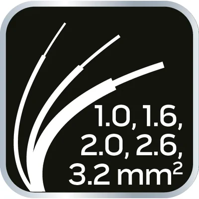 Dénudeur de fil automatique 175 mm, 1-3,2 mm²