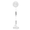 DEON, desk lamp, 60W, E27, tall, steel, white