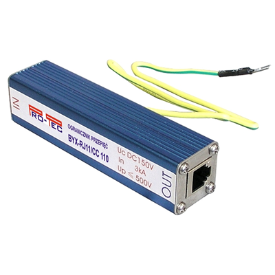 Descargador de sobretensiones BYX-RJ11/CC 110