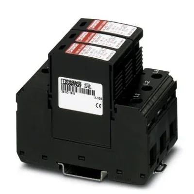 Descargador de sobretensiones Phoenix Contact 355AC tipo T1/T2 sin carcasa, disposición 3+0