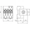 Descargador de sobretensiones, V 20-C/3+NPE-280