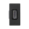 Deska K45/2, HDMI-HDMI adaptér 22, 5x45mm + vložka, grafitově šedá