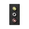 Deska K45/2 konektory 3x RCA (CINCH) 22,5x45mm + vložky, šedý grafit