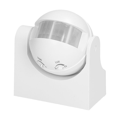 Détecteur de mouvement 180 degrés IP44, 1200W, CR-201 blanc