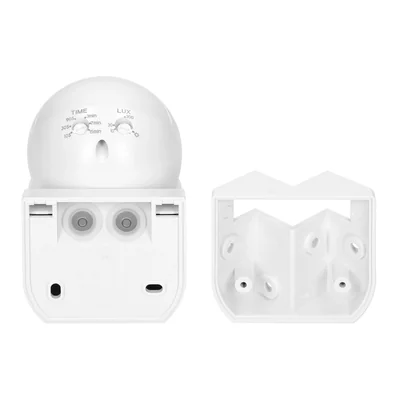 Détecteur de mouvement 220° 1200 W, IP44, 3 options de montage, blanc