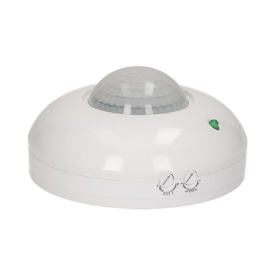 Détecteur de mouvement 360 degrés IP20, 1200W, CR-203 blanc