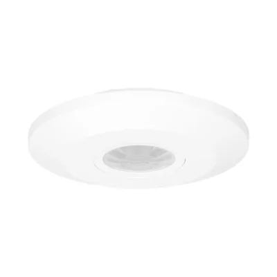 Détecteur de mouvement 360 degrés IP20, 2000W, ultra plat, blanc