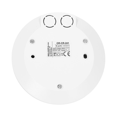 Détecteur de mouvement 360 degrés IP20, 2000W, ultra plat, blanc